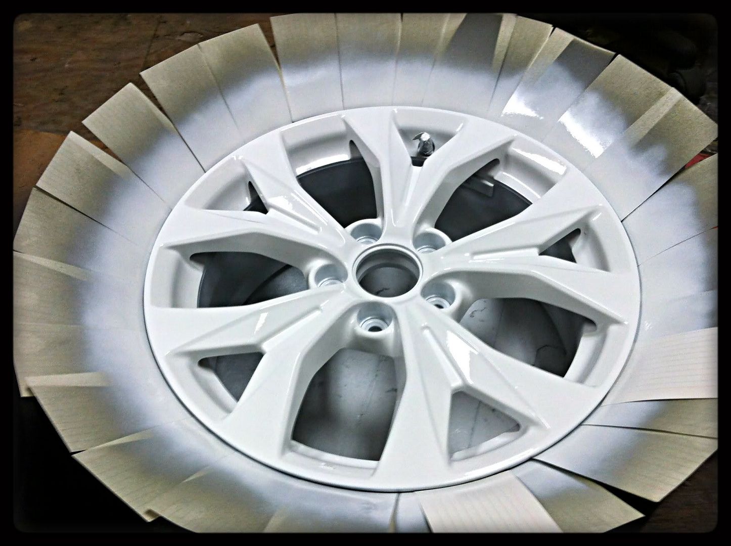 Stock SI rims painted white! Page 3